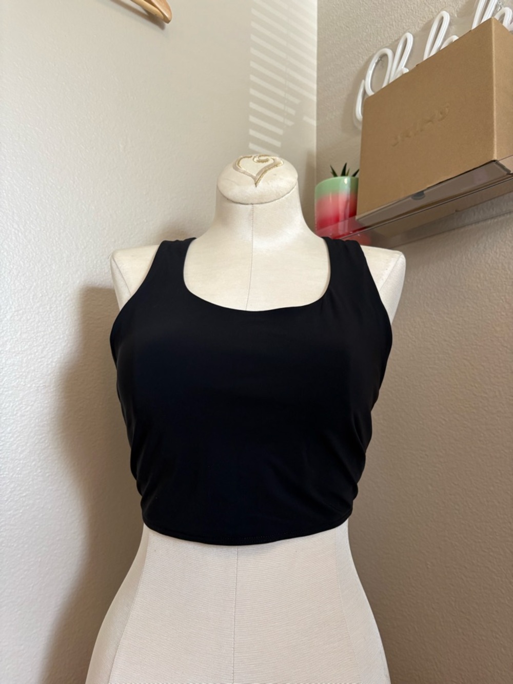 Lululemon Stash It Bra Black Size 8 Zip Pocket